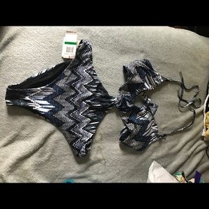 NWT red carter one piece bathing suit Large